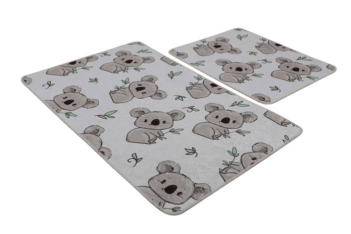 Mijölnir Juego de alfombras de baño Koala - Ecru